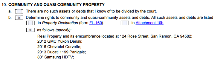 FL-120: 10 - Community Property