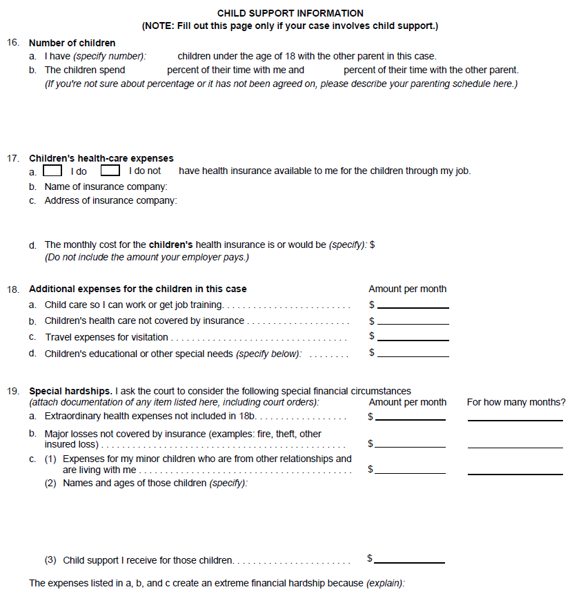 Child Custody Declaration Letter Template - Infoupdate.org