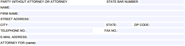 FL-100: Personal Information