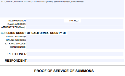 california divorce form fl 115 cristin lowe law